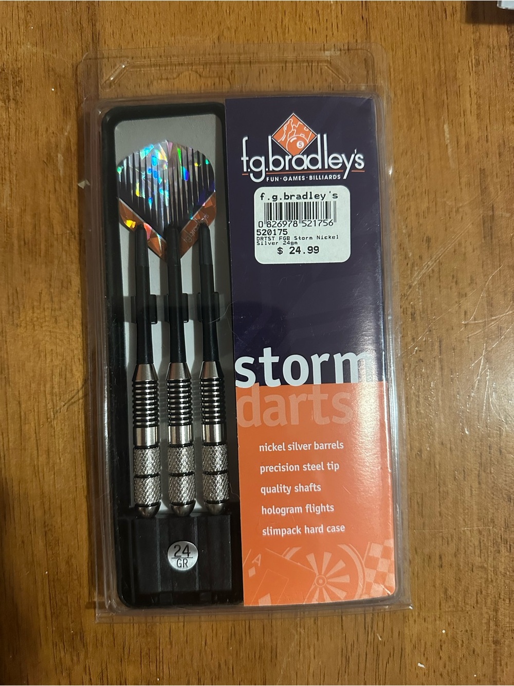 f.g. bradley’s Storm Darts Set in Silver